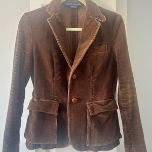 Ralph Lauren Brown Corduroy Blazer